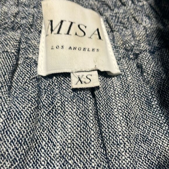 Misa Los Angeles Vanessa Off Shoulder Bell Sleeve Mini Dress Size XS - Picture 9 of 10